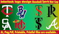 do interlock,overlapping logo design in baseball hat cap