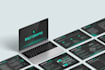 create an investor pitch deck in powerpoint or indesign