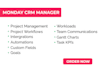setup monday com crm,monday project management,monday expert,monday integrations