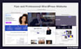 design a business, blog, or shopping website