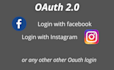 implement oauth login to your website