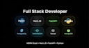 develop full stack web app using react js, next js, fastapi, and python backend