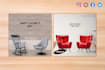 design creative furniture social media posts, banners and ads