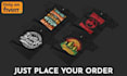 do a cool text and graphic based attractive t shirt design