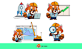 design a cute hand drawn mascot logo