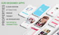 do mobile and web app UI UX design and develop