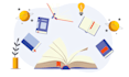 create custom unique flat illustration