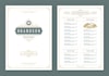 design an attractive restaurant, coffee and bar  menu with qr