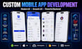 develop flutter mobile apps with laravel backend and API