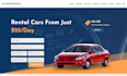 make professional car rental website