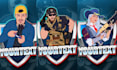 design mascot gaming, twitch, youtube face vector logo from your photo