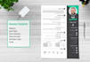 design eye catching resume english arabic  cv editable