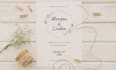design luxury wedding invitation card