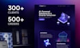 design aesthetic figma landing page, website, ui ux