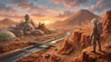create beautiful landscape and background illustrations