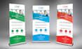 create roll up banner design in 24 hour
