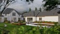 design building exterior facade 3d modeling, rendering