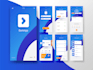 design web mobile app UI design with an interactive mockup
