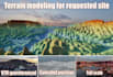 perform terrain modeling for requested site