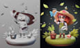 create custom 3d chibi characters for your project