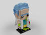 make you a custom lego brickheadz, with instructions