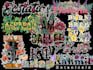 draw florist lettering for t shirt, logo fashion instagram