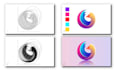 do unique golden ratio logo design and brand mark
