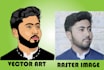 draw vector art portrait from your photo