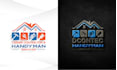 design outstanding handyman,  home repair, roofing logo