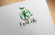 design design wellness, yoga, cbd,  marijuana, spa  and natural logo