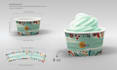 do design unique ice cream cup