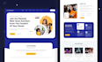do figma website design, website ui design, figma design, ui ux design