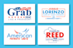 do modern and update political campaign logo