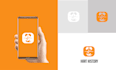 design modern outstanding website app icon logo design