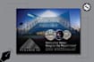 design modern and corporate postcards