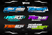 automotive car racing team logo design