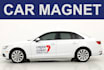 create attractive car magnet design