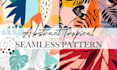 create seamless tropical pattern textile fabric prints