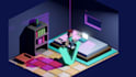 create 3d voxel art models for video games and their animations