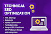 do onpage SEO and technical optimization for wordpress shopify wix website