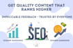 provide SEO friendly, high quality article rewriting service