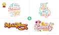 design hand drawn, calligraphic, and typography logo