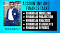 prepare financial reporting dashboards
