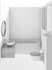create a handmade digital sketch of a bathroom