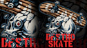 skateboard logo illustration design