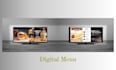 design chalkboard restaurant menu, digital menu, static tv screen menu,