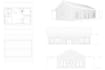 draft construction and city permit drawings for container house garage adu deck