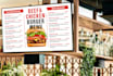design restaurant menu, digital menu, tv screen menu