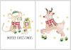 create cute christmas pattern and illustration