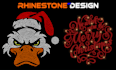 do rhinestone template design